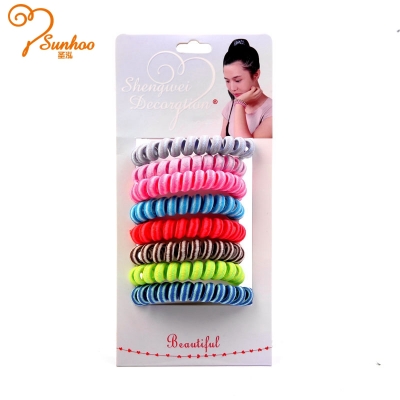 8 pieces twisted fabric hair bands H-0006